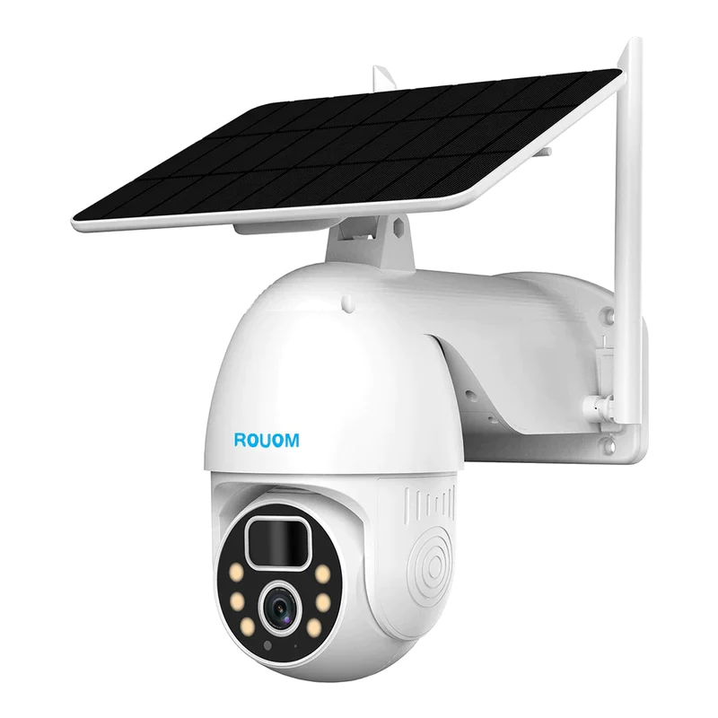 Rouom 4G Solar Power Security Camera
